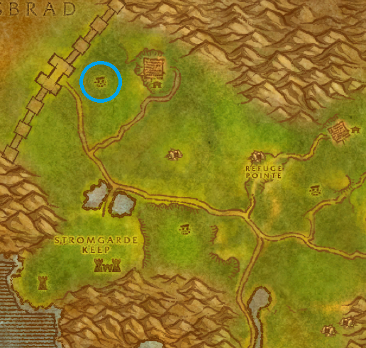 Arathi Highlands Elemental Fire Farming Location